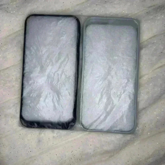 2 Pack Cases for Apple iPhone13,14,15-6.1inch, Blue,black,Cow Print Silicone NEW - Picture 8 of 9